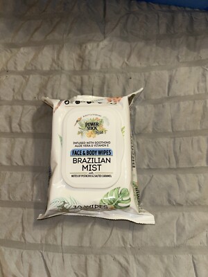 Power Stick Face And body Wipes Brazilian Mist Viral Tik-Tok SOLD OUT