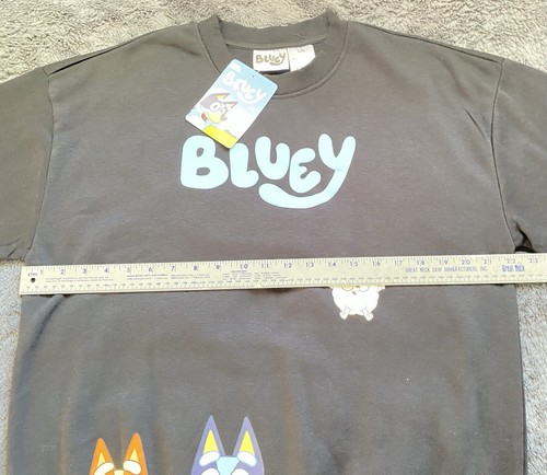 BLUEY & Bingo Crew Neck Black Long Sleeve Sweatshirt Brand New - Bild 8 von 11