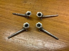 Lot Of 4 Antique 835 Silver Tussie Mussie Posie Holder Table Setting