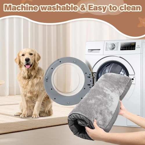 Dog Beds Large Washable, Comfy Dog Crate Mat Mattress with Non Skid Bottom 90x57 - Picture 3 of 7