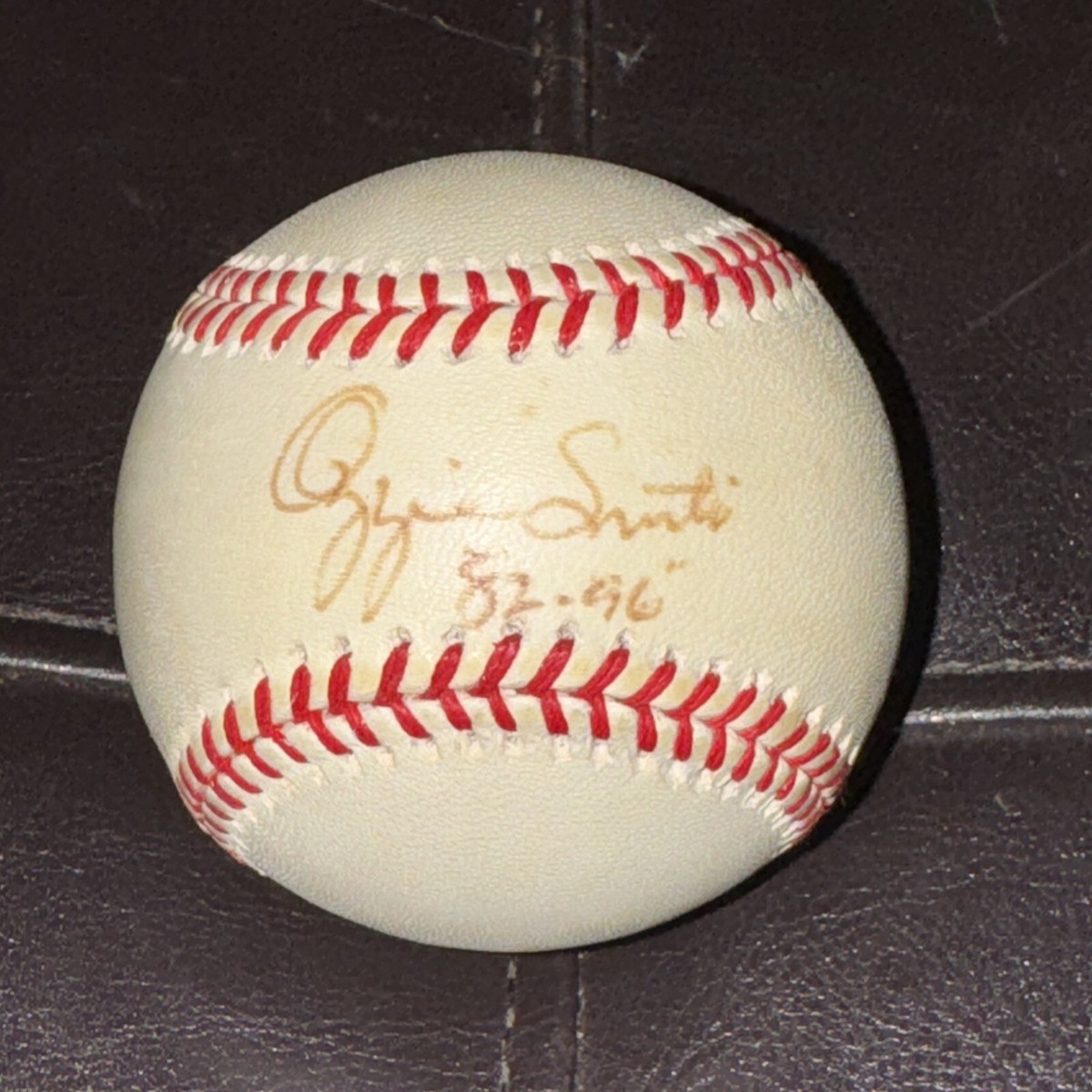 オジー・スミス 直筆サインボール MLB ナショナルリーグ公式球 カージナルス 38356765_01.jpg