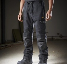 Site Tesem Black Men's Multi-pocket Work trousers, W34 W32 L32