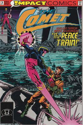 THE COMET #3  MATT BLAIR IMPACT / DC 1991  NICE!!!