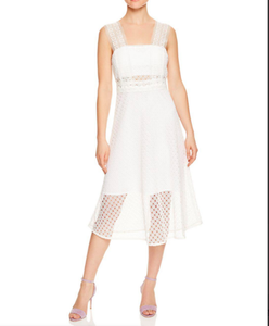 sandro white dress