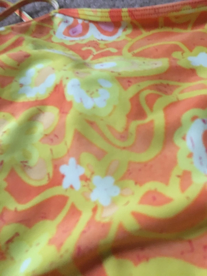 Sand N Sun Girls Floral Print 1-Piece Bathing Swimsuit Size 10 Multi-Color - Image 2 of 4