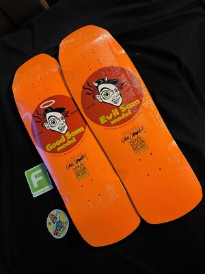 RARE Lot Of 2 Sam Cunningham Blockhead Good & Evil Classic