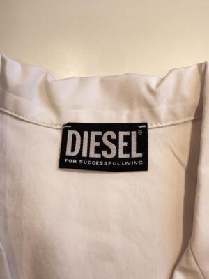 DIESEL◆Cropped poplin military shirt/S/コットン/WHT// DIESEL Cropped poplin military Shirts Tops cotton white S | eBay
