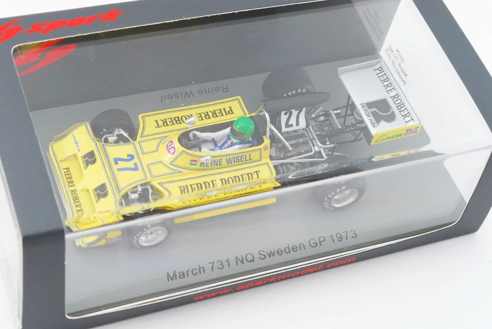 Spark 1/43 Scale S5374 March 731/Ford #27 Sweden GP 1973 - Reine Wisell S0017 - Image 4 of 4