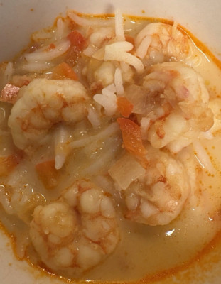Freeze-Dried Homemade Thai Shrimp & Rice Soup, 2-CUP Packages, Long Term