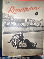 20185 Rennfahrer Die Motorsport-Illustrierte. Jahrgang 3 (1952) Heft 1 selten 