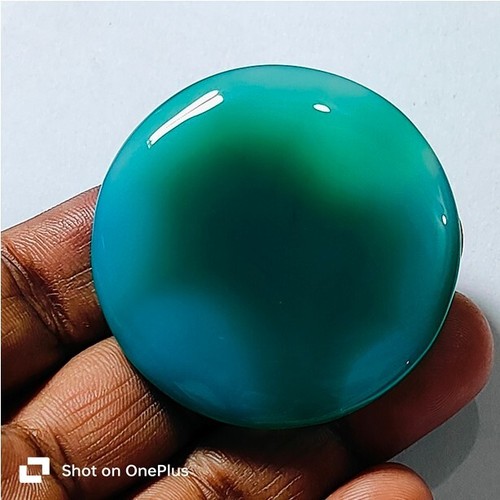Green Chalcedony Natural Chalcedony Cabochon Loose Gemstone 144 Cts. ME-9116 - Picture 6 of 6