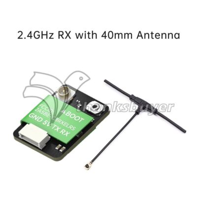 iFlight ELRS 2.4GHz Nano RX Opensource Receiver with 40mm Antenna 12.3dBm #E5