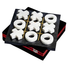 UMAID Marble Tic Tac Toe Game 10x10 Premium Handcrafted Board