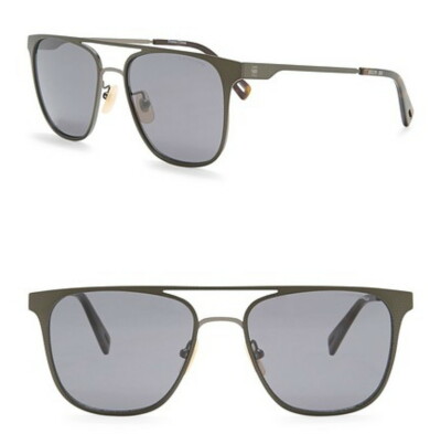 $156 G-Star Raw Square Aviator Sunglasses Textured Frame Gray w Blue Lens NWT G-Star Raw Square Aviator Sunglasses Textured Frame $156  main image 3