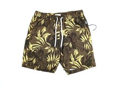 NEW 145 ONIA BROWN CAMO PALMS DRAWSTRINGS MESH LINING THE CHARLES SWIM TRUNKS