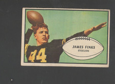 1953 Bowman Football #23 Jim Finks-Pittsburg Steelers Vg Card