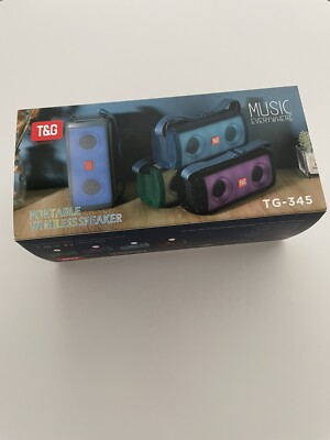T&G Portable Wireless Speaker Musikbox TG-345