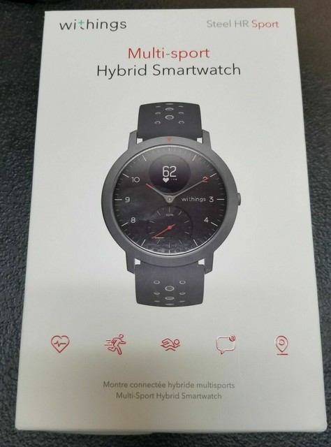 withings steel hr sport ebay