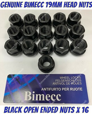 Alloy Wheel Nuts B open x 16 M12x1.5 Ford Activa B max Bantum Capri Cortina
