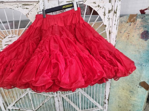 Red Square Dance Petticoat Full Slip American Square Dance Co