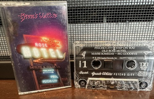 Great White Psycho City Cassette Capital 1992 - Picture 1 of 7