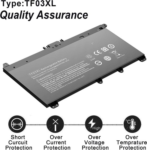 TF03XL Battery For HP Pavilion 14-BF 14-BK 14-BP 14-CD 15-CC 15-CD 15-CK Laptop - 第 4/5 張圖片