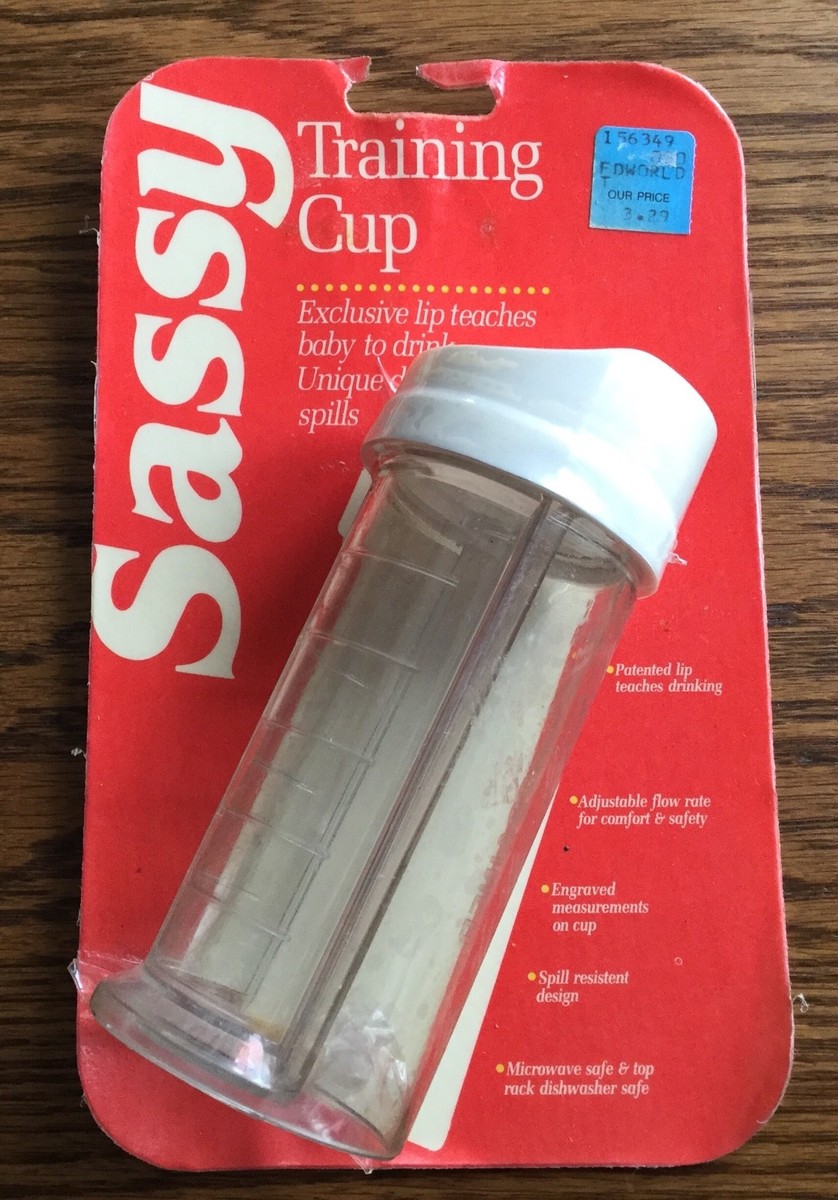 Vintage Sassy Baby Training Cup/Sippy spill proof NEW RARE