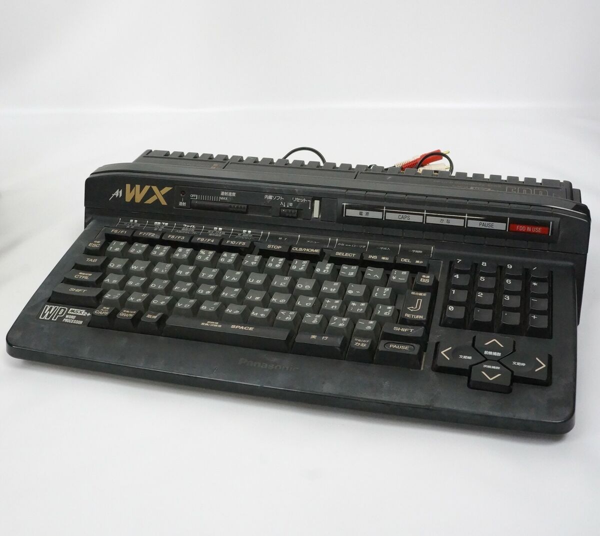 MSX2+ FS-A1WX Personal Computer Panasonic Tested -New rubber belt- 8LCME