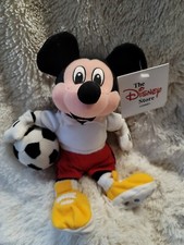 UK 10" Soccer player Sport Mickey Mouse mbbp bean bag Disney