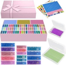 DNSGOOR 80 Stück 2-in-1 Diamond Art Schiffch...