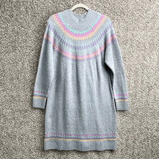 Torrid Sweater Dress Women’s 1X Mini Vegan Cashmere Knit Long Sleeve Mock Neck