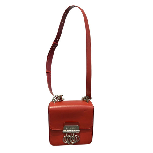 DSQUARED2 Key Bag Medium Chain Shoulder Bag Red (180626)