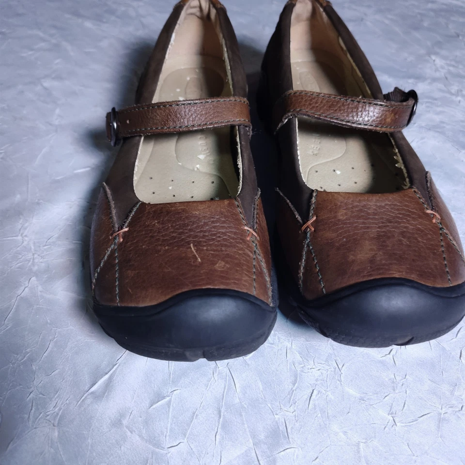 Keen Presidio Mary Jane Zapatos Para Mujer Talla 7 Hebilla Correa Cuero Marrón Boho Foto 2 de 4