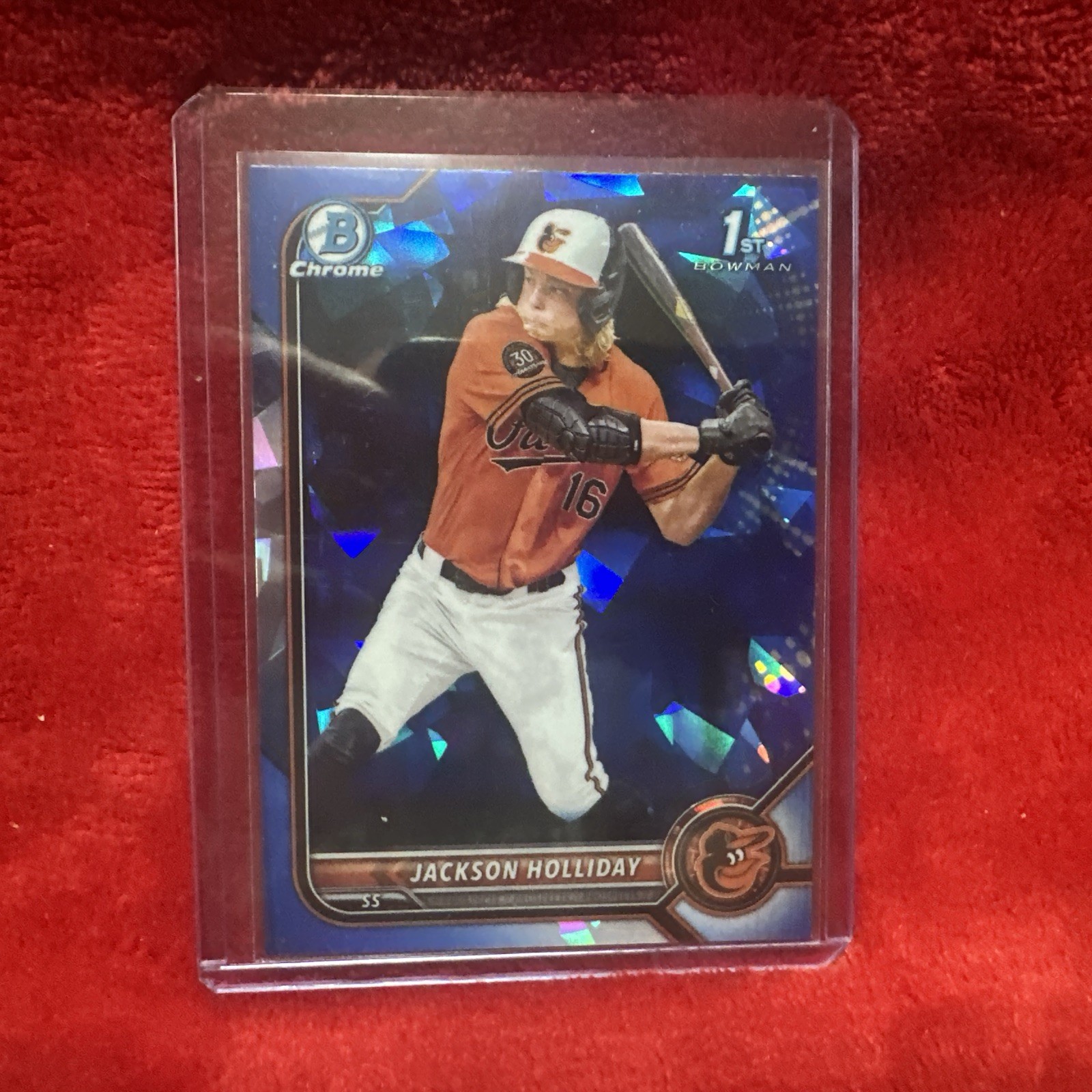 🔥🔥2022 Bowman Chrome Draft Sapphire Edition - JACKSON HOLLIDAY #BDC-168 RC🔥🔥