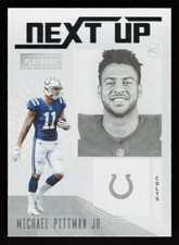 2020 Panini Playbook MICHAEL PITTMAN JR - Next Up Insert Rookie Card #NU-22. rookie card picture