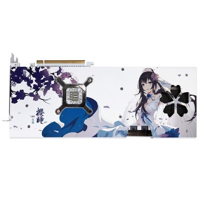 YESTON AMD RX 7800 XT 16GB SAKURA 2124-2430MHz Overclocking PCI-E 4.0 x16 GDDR6