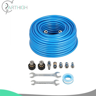 #ad 100ft Sewer Jet Kit for Pressure Washer 1 4quot; M NPT Drain Cleaner Hose 5800 PSI $54.99