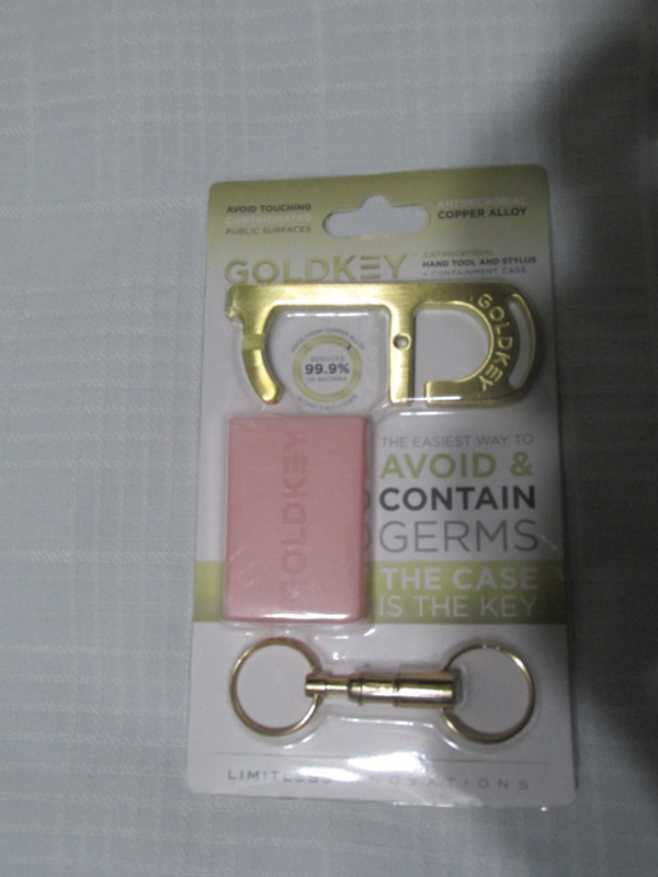 New Antimicrobial Limitless Innovations Gold Key Avoid and Contain Germs