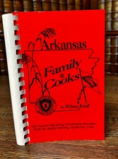 Arkansas Family Cooks, Wilma Knoll, SIGNED First Edition 1993, Cookbook