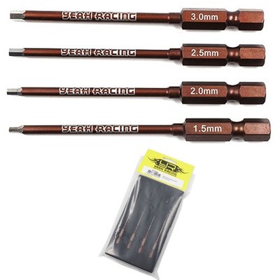 NEW Yeah Racing YT-0194 Spring Steel Allen Hex Power Tip Set 1.5/ 2.0 /2.5/ 3.0m