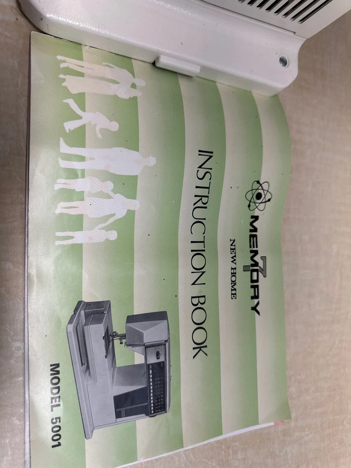 Máquina de coser electrónica Janome New Home Memory 5001 vintage/hecha en JAPÓN Foto 4 de 4