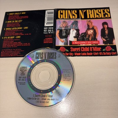 GUNS n ROSES SWEET CHILD O'MINE 3'' CD single