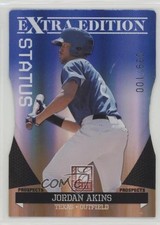 2011 Donruss Elite Extra Edition Prospects Blue Status Die-Cut Jordan Akins 0f8