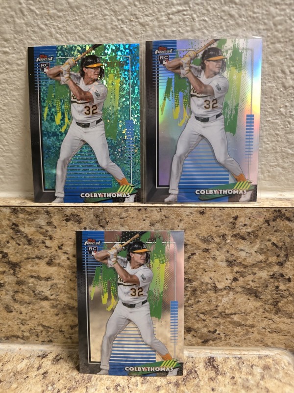 COLBY THOMAS Rookie 2026 Topps Finest Common,Green MiniDiamond /199, Refractor, 