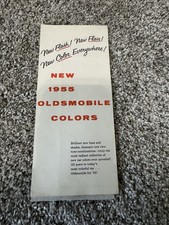 1956 Oldsmobile Colors Brochure