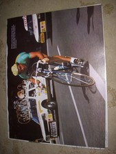 CYCLISME COUPURE LIVRE B21 Bernard HINAULT RENAULT GITANE 24x18cm