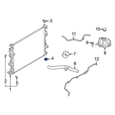 For Ford Escape 2020-2026 Ford LX6Z8124A Lower Radiator Insulator