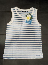 Regatta Women’s Blue White Striped Sleeveless Tank Top Vest Size 12 BNWT RRP £25