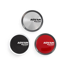 4pcs Advan Racing Wheel Center Caps 75mm Hub Cover Emblem