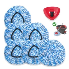 Spin Mop Replacement Heads 6-Pack for O-Cedar EasyWring, Microfiber
